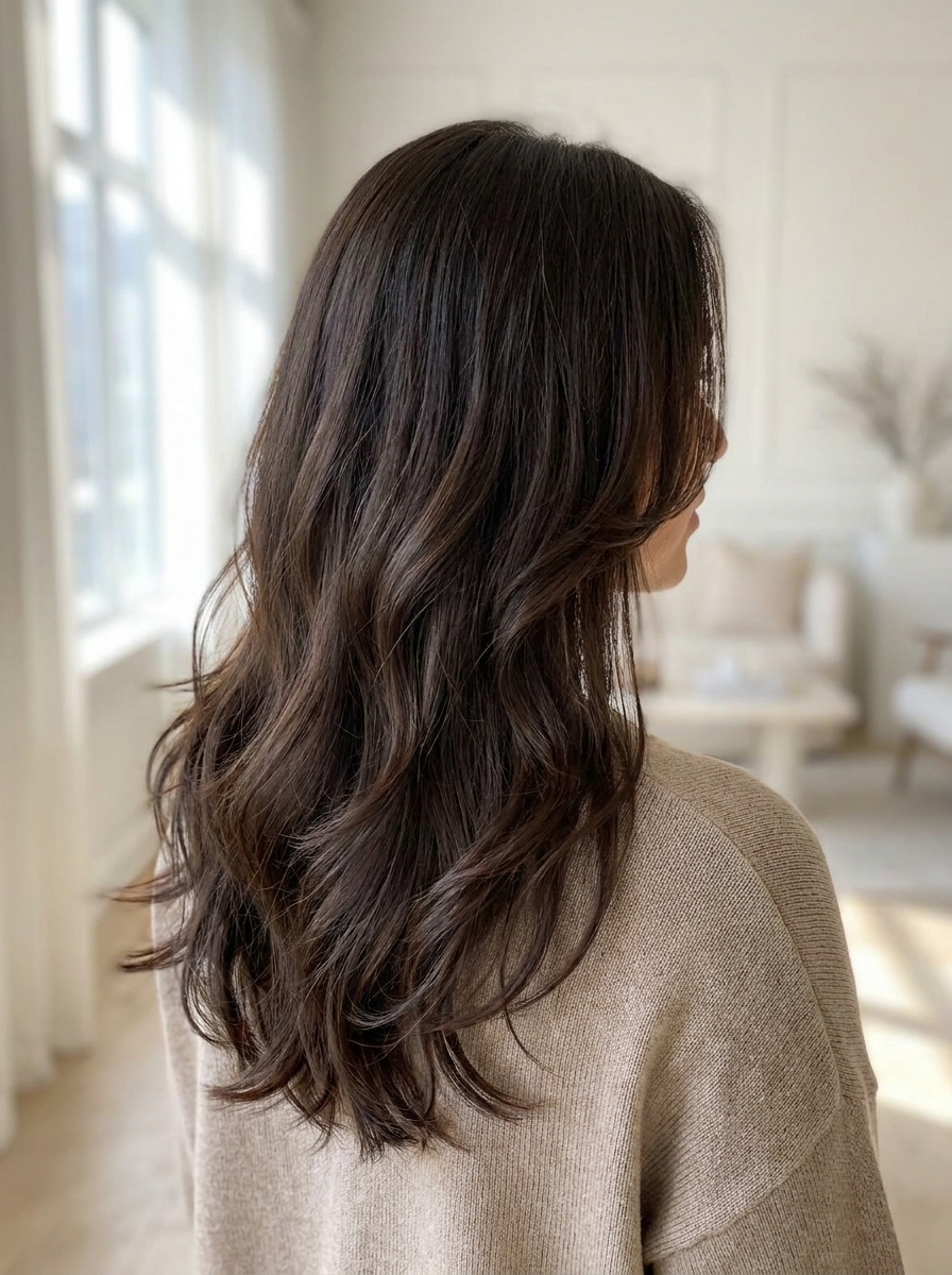 U-Shape Long Layers als Long Layers Haircut Inspiration 2026